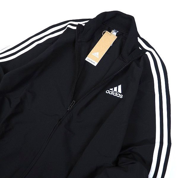 N484 新品 adidas アディダス 上下セット 春夏 ３ストライプス ジャケット パンツ ジャージ セットアップ トレーニング ドライ XO ブラック_画像5