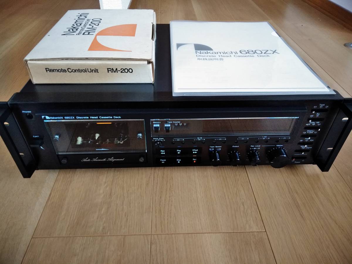 Nakamichi ナカミチ 高級 3ヘッド カセットデッキ 名機 680ZX Nakamichi ナカミチ 高級 3ヘッド カセットデッキ 名機 680ZX