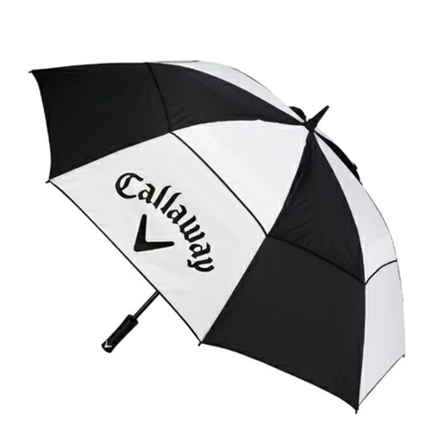 新品未使用！（日本未発売モデル！)Callaway 60” Double Canopy Umbrella（Black/White）