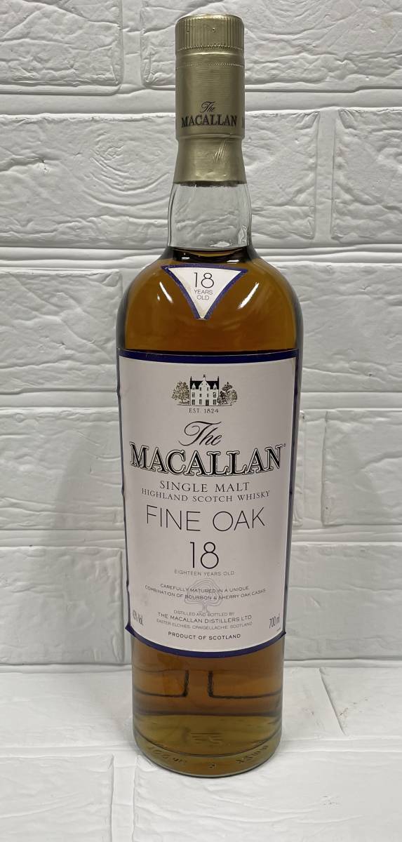 MACALLAN FINE OAK マッカラン ファイン オーク 18年 700ml ウィスキー