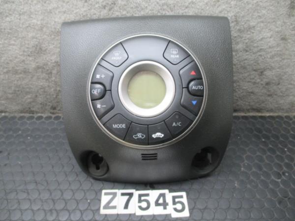 日産　キューブ　Z12　エアコンスイッチ 操作スイッチ　 H21年　No.Z7545_画像1