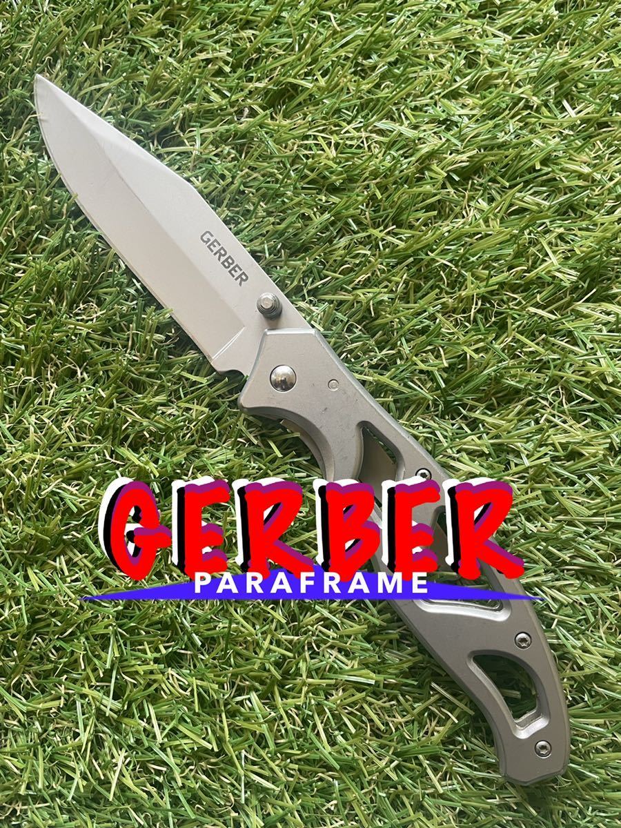 GERBER #002 Paraframe sizeL ［Large］ガーバー パラフレーム　折りたたみナイフ