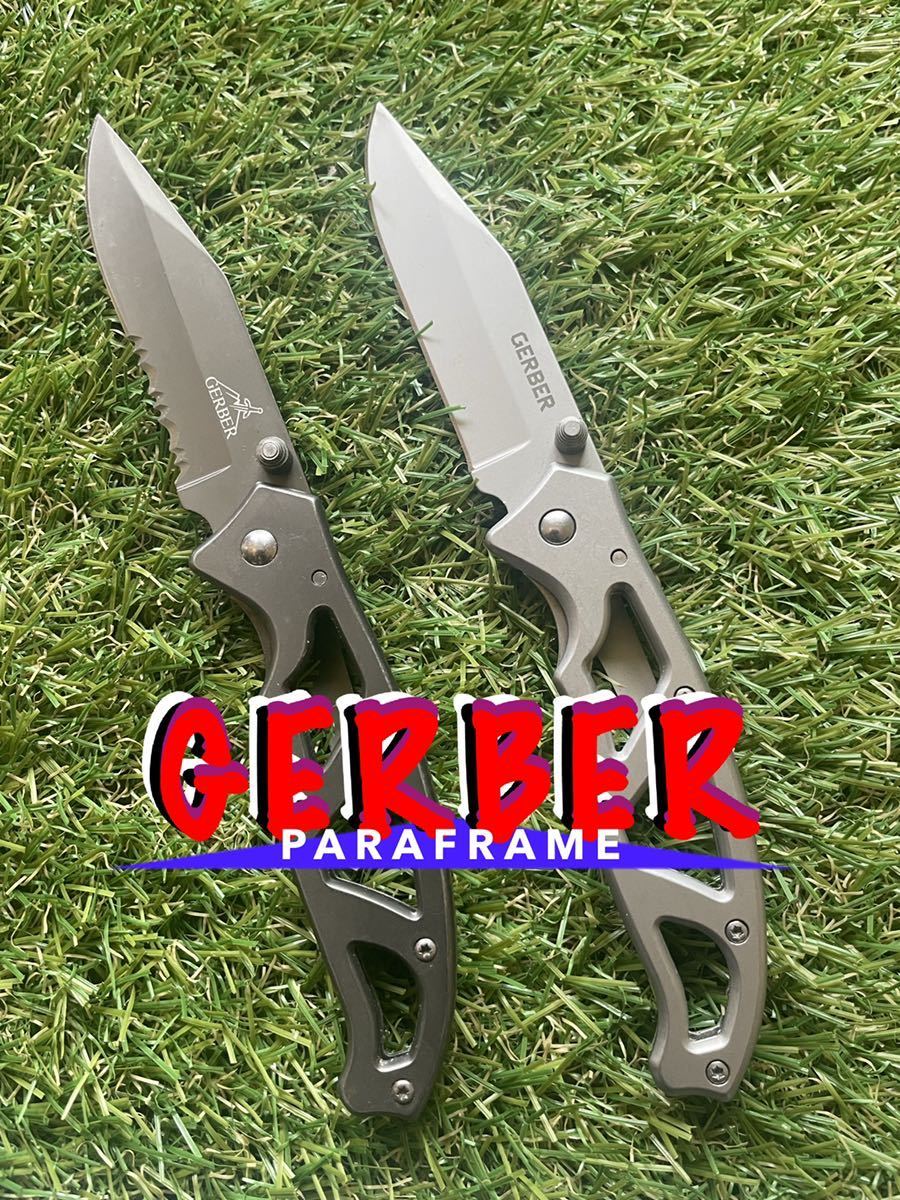 GERBER #007 Paraframe SizeM 2本セット　ガーバー パラフレーム　フォールディングナイフ 折りたたみナイフ