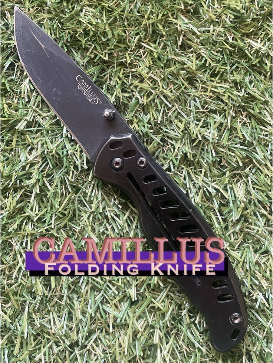 CAMILLUS #004 ［EDC3 Black］カミラス　フォールディングナイフ 折りたたみナイフ