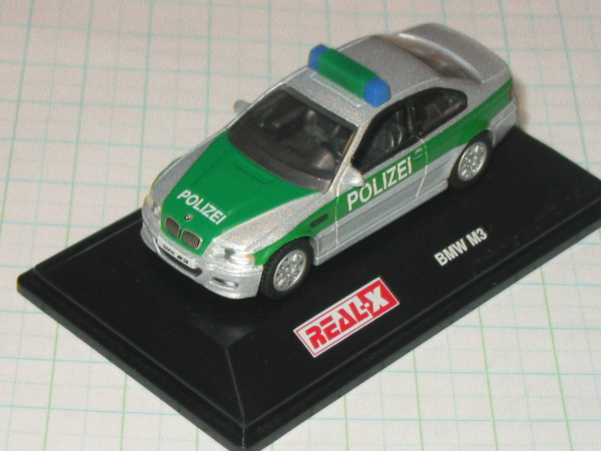 yo- Dell yodel real X REAL-X Real-X * BMW M3 Germany patrol car POLIEI 1/72