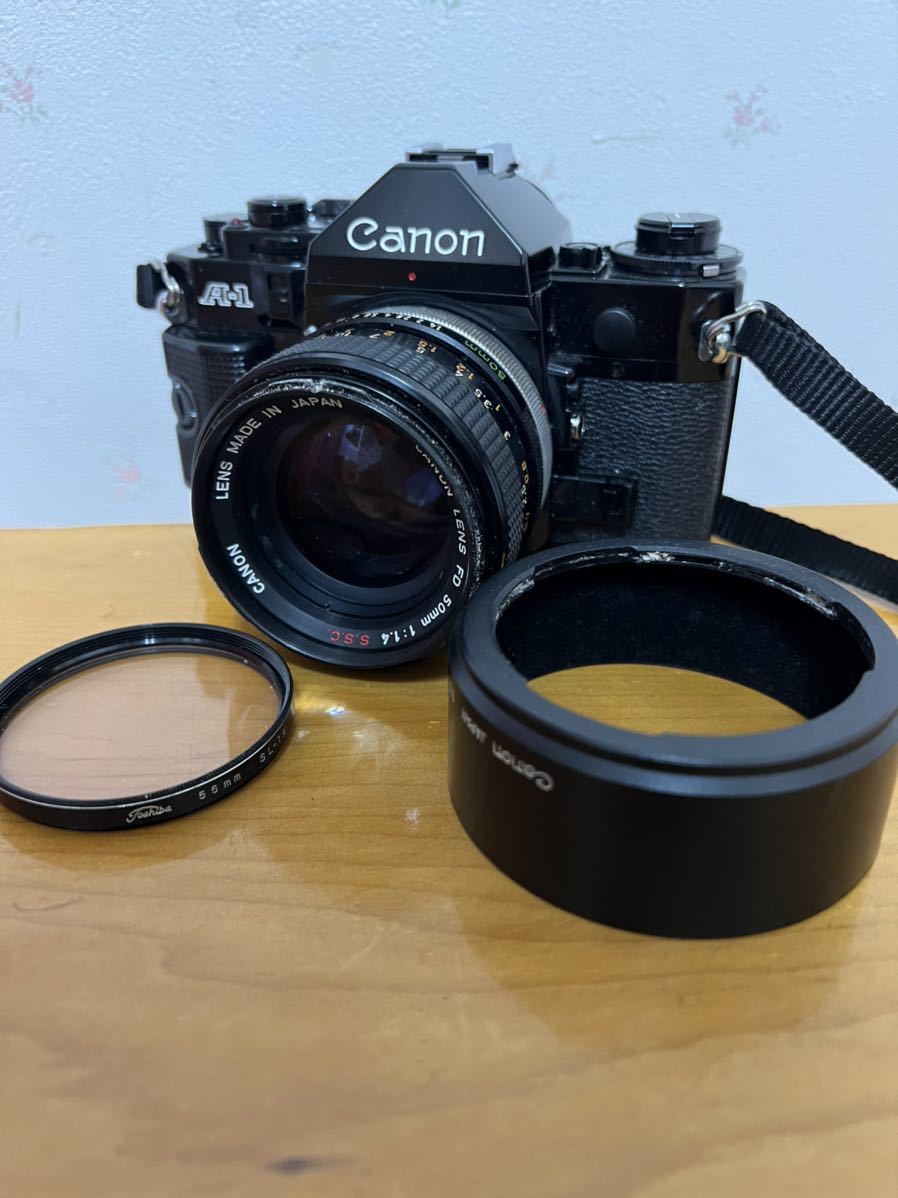 中古】 整備済み 50mm ブラック SSC CANON 整備済み】Canon (旧)F-1 F1