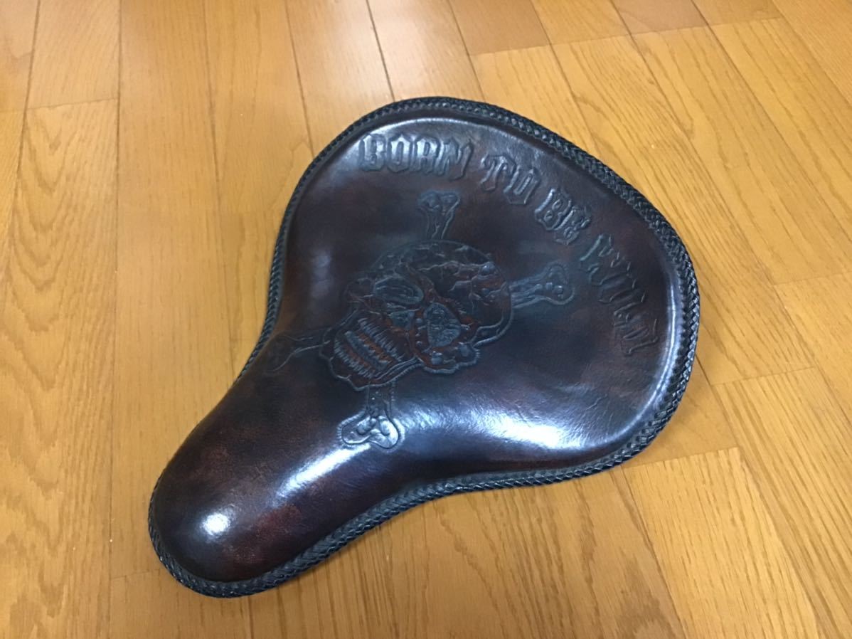 ヴィンテージタイプ 本革ソロシート サドルシート ハーレー等に 品