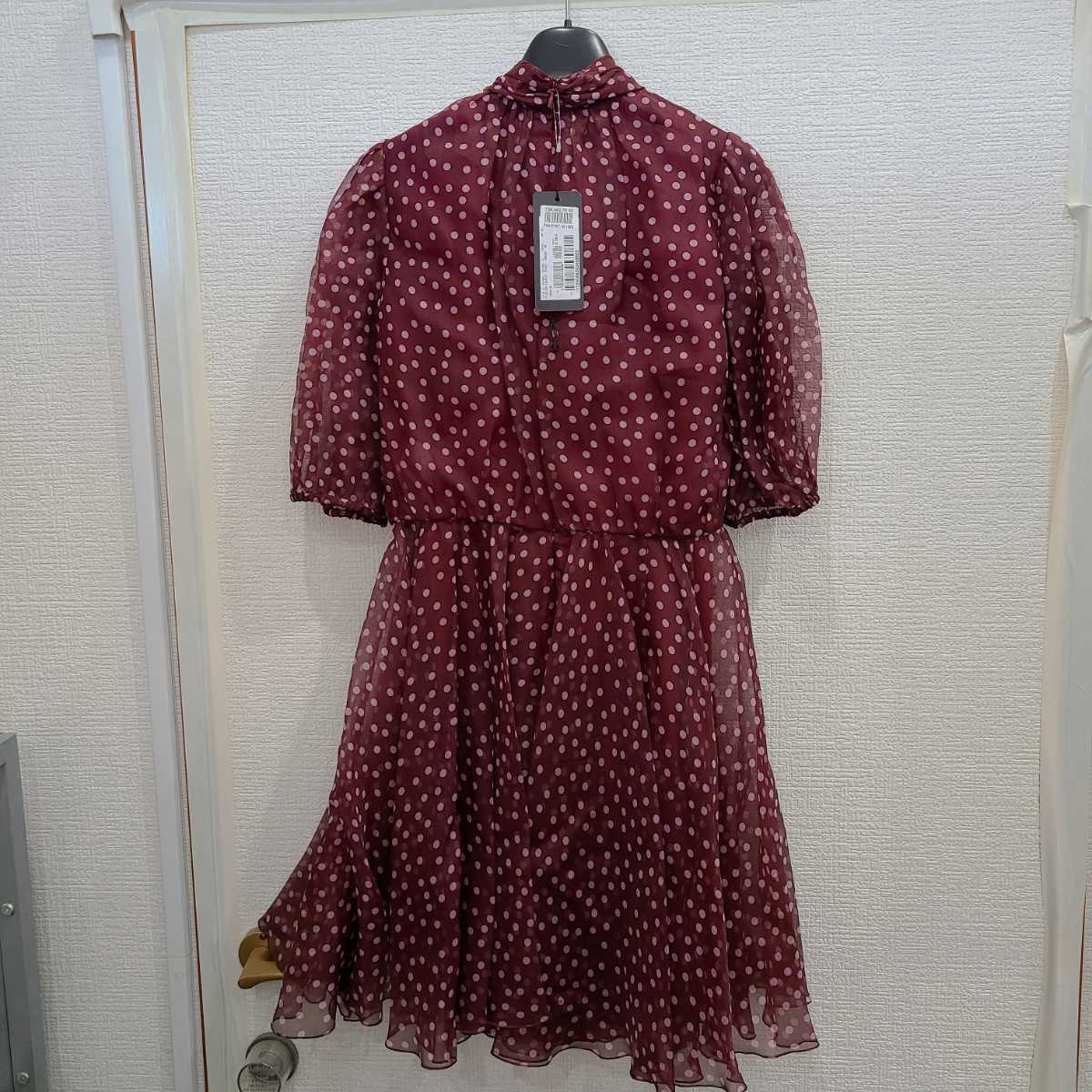 新品未使用】 Dolce & Gabana ドルガバ ミニワンピース ドット 水玉