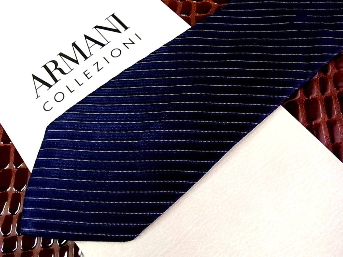 *E5569N* stock disposal SALE* Armani [COLLEZIONI][ stripe ] necktie 