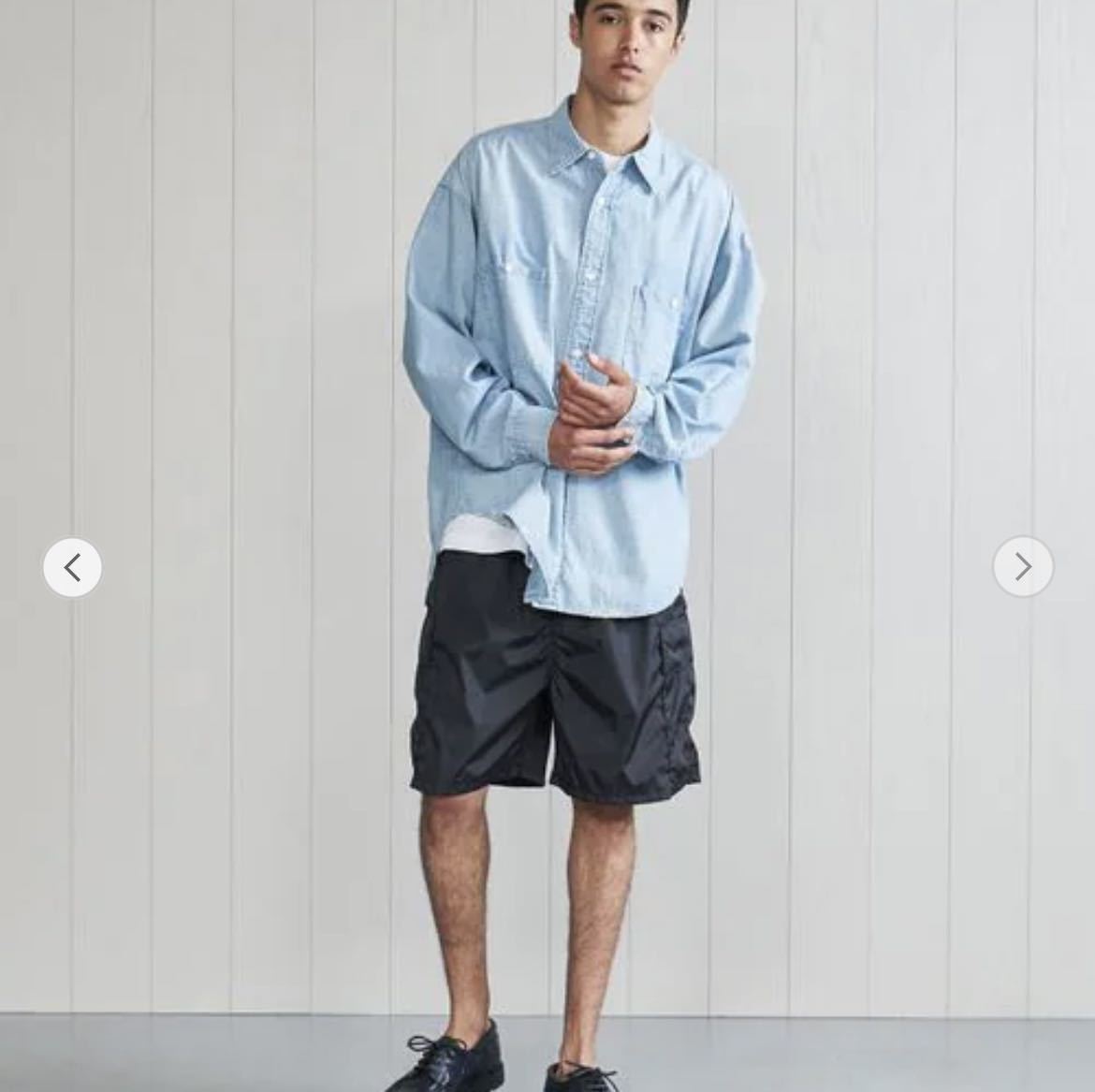 H OLMETEX CRUNCHY CARGO SHORT PANTS ナイロン カーゴショーツ M