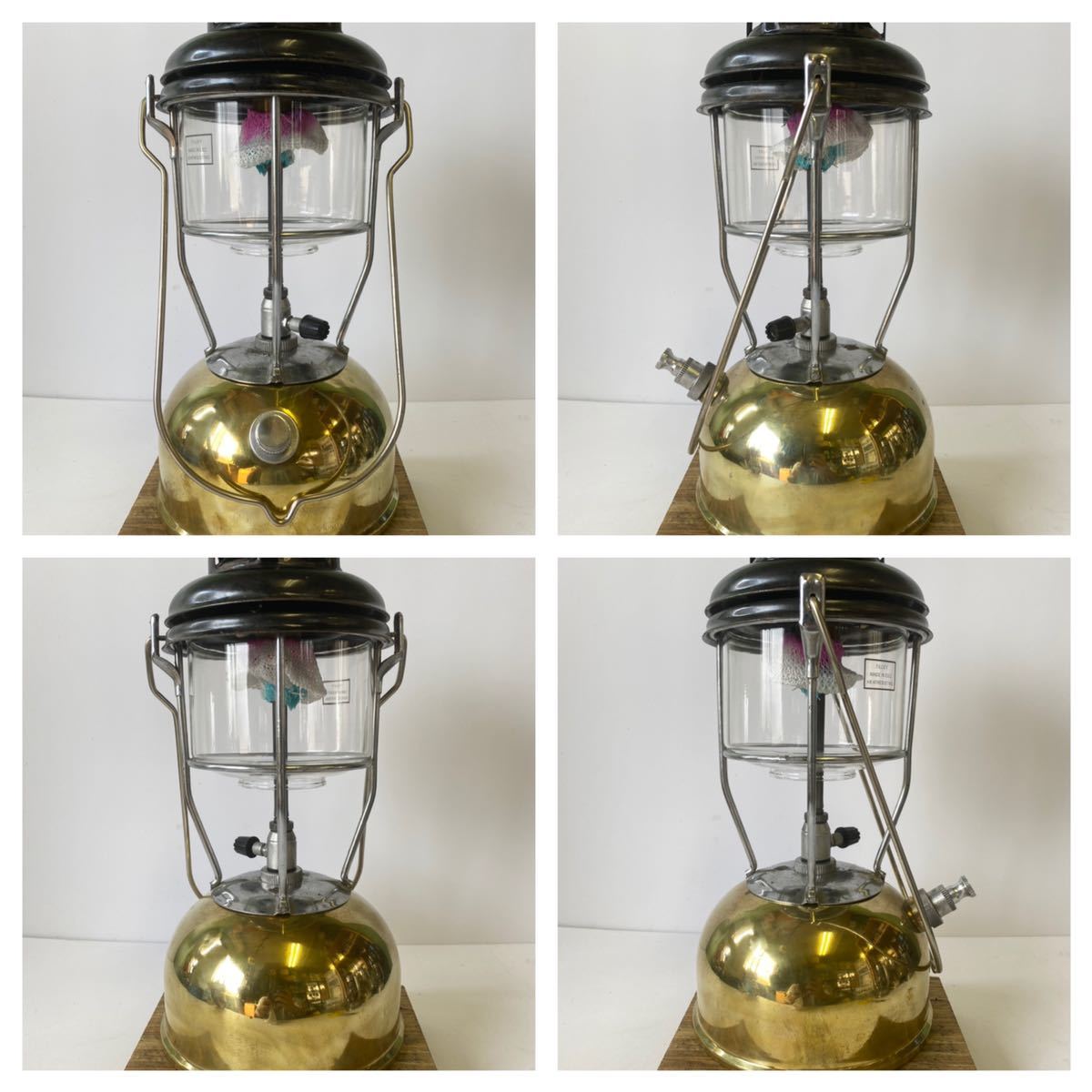 ヴィンテージランタン！英国メーカー TILLEY LAMP ティリー X246B ポリッシュブラス ヴィンテージらしい個体 点灯確認済 消耗品交換済！ 2