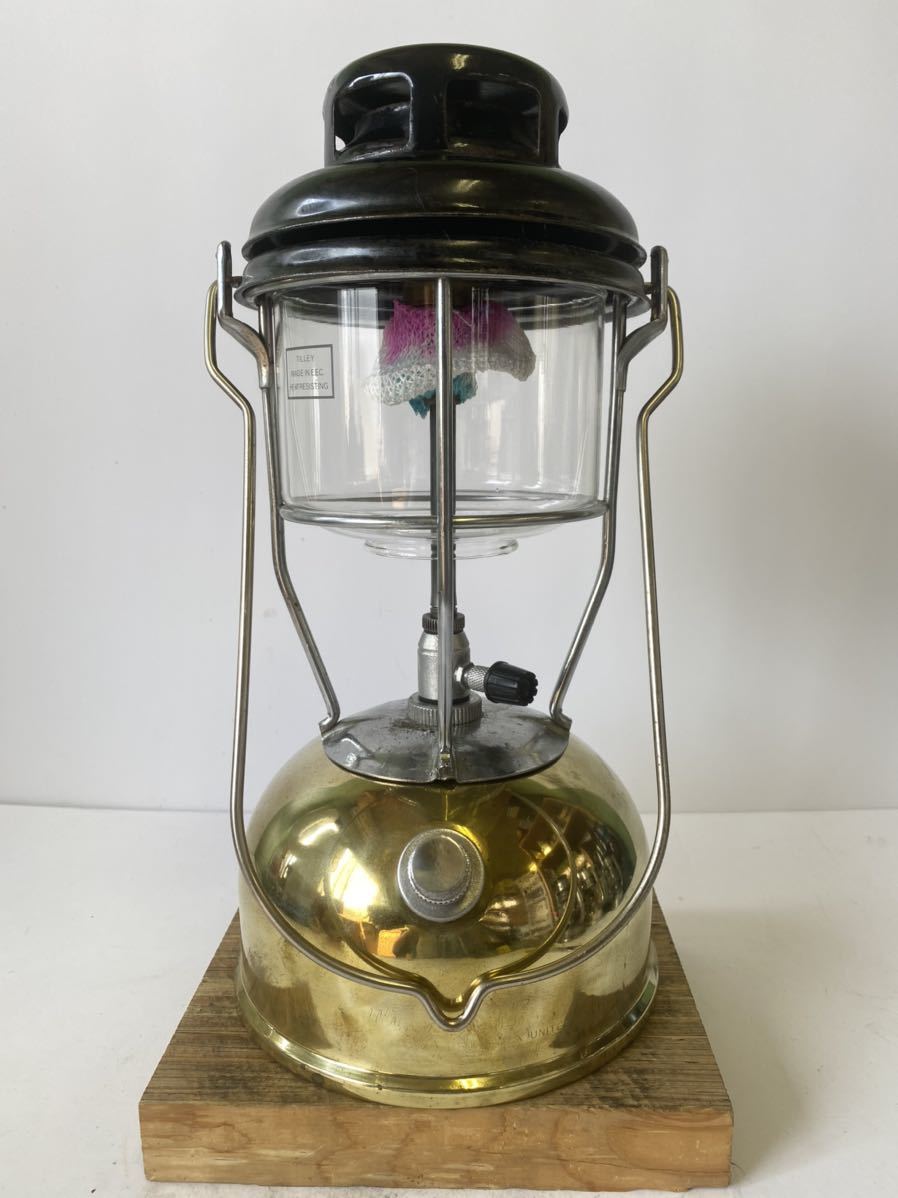 ヴィンテージランタン！英国メーカー TILLEY LAMP ティリー X246B ポリッシュブラス ヴィンテージらしい個体 点灯確認済 消耗品交換済！ 0