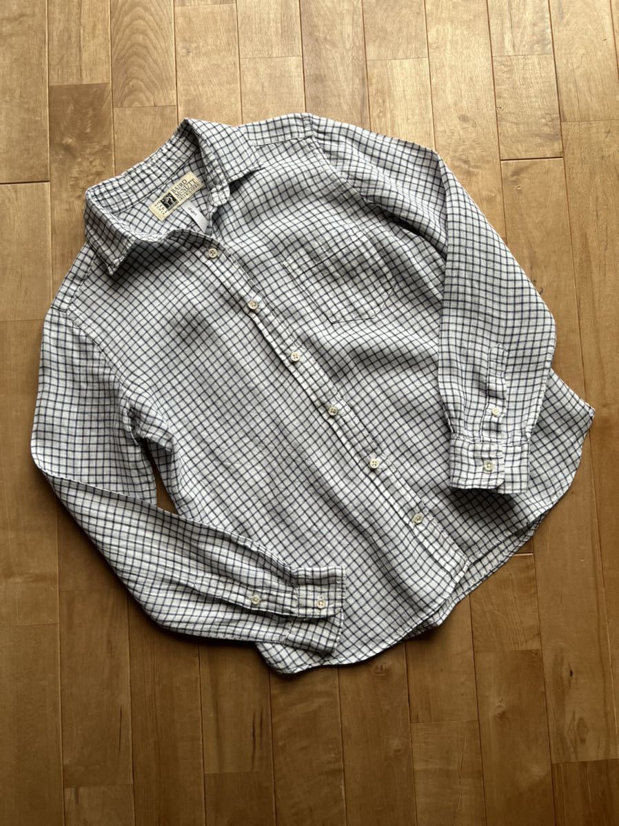 S&S Spick&Span スピックアンドスパンリネンチェックシャツ Fサイズ