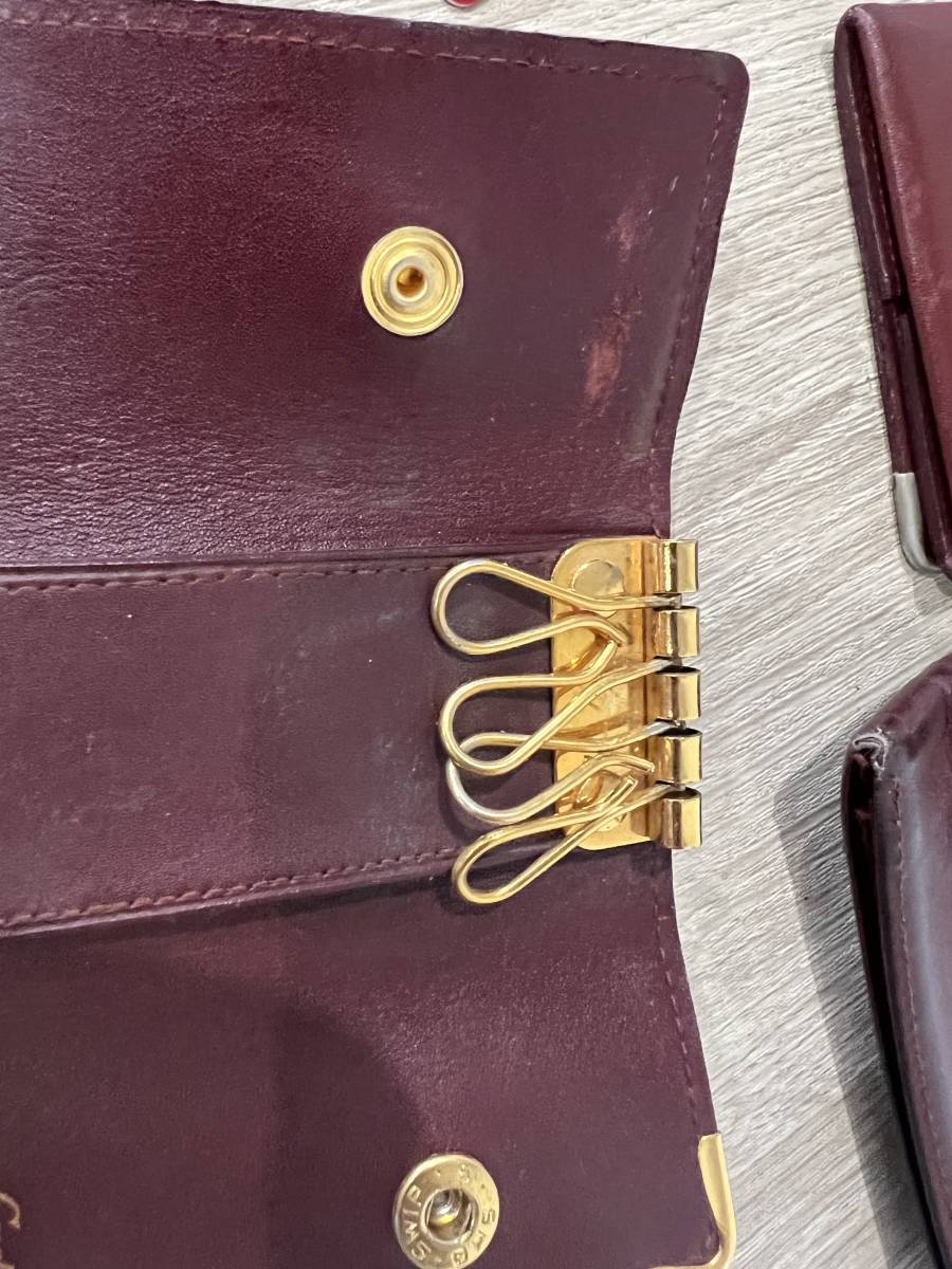 カルティエ Cartier まとめ売り8点 財布 キーケース ギャランティ
