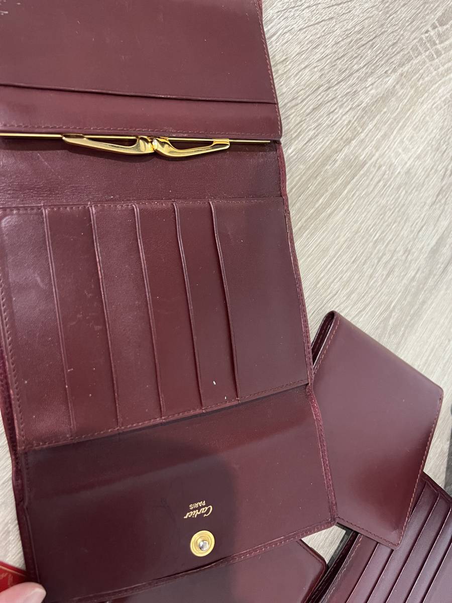カルティエ Cartier まとめ売り8点 財布 キーケース ギャランティ