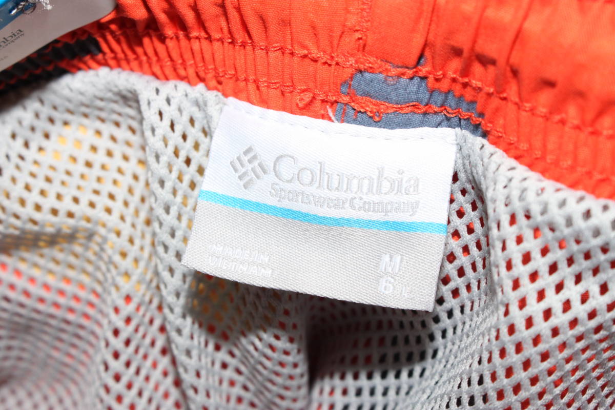 未使用コロンビア columbia メンズM 橙色 ビッグディッパーズウォーターショーツ AE0146 送料無料即決 インナーメッシュ付きパンツ の画像9