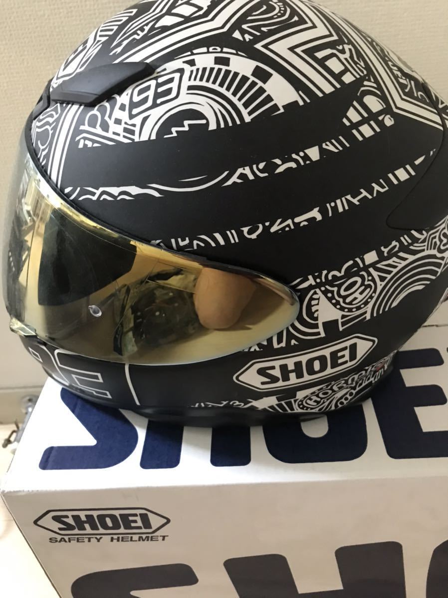 SHOEI Z7 ショーエイ MARQUEZ DIGI ANT マルケス デジアント フルフェイスヘルメット　Lサイズ_画像3