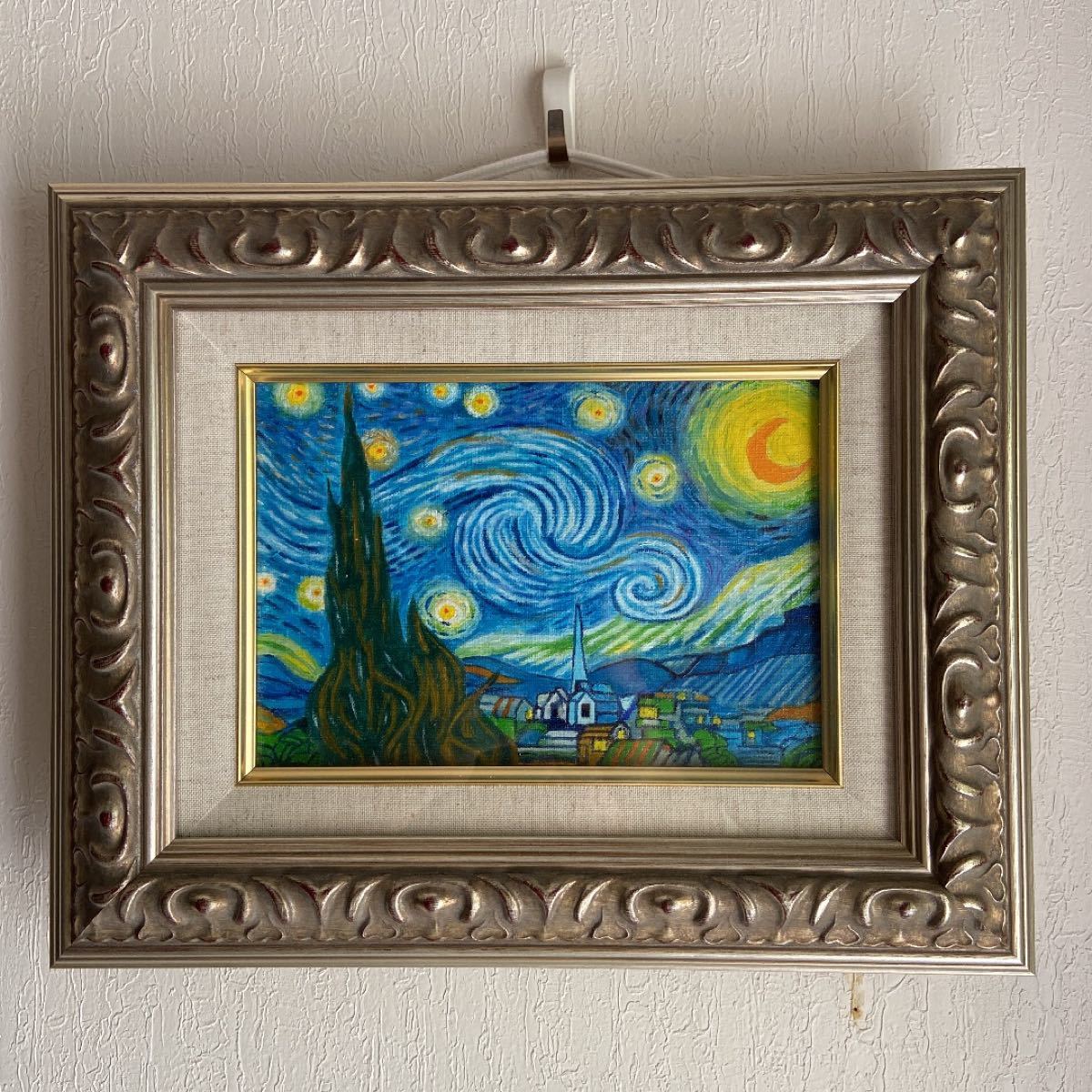 肉筆手描きの油絵模写画 ゴッホの名画 星月夜|Yahoo!フリマ(旧 肉筆手描きの油絵模写画 ゴッホの名画 星月夜|Yahoo!フリマ(旧