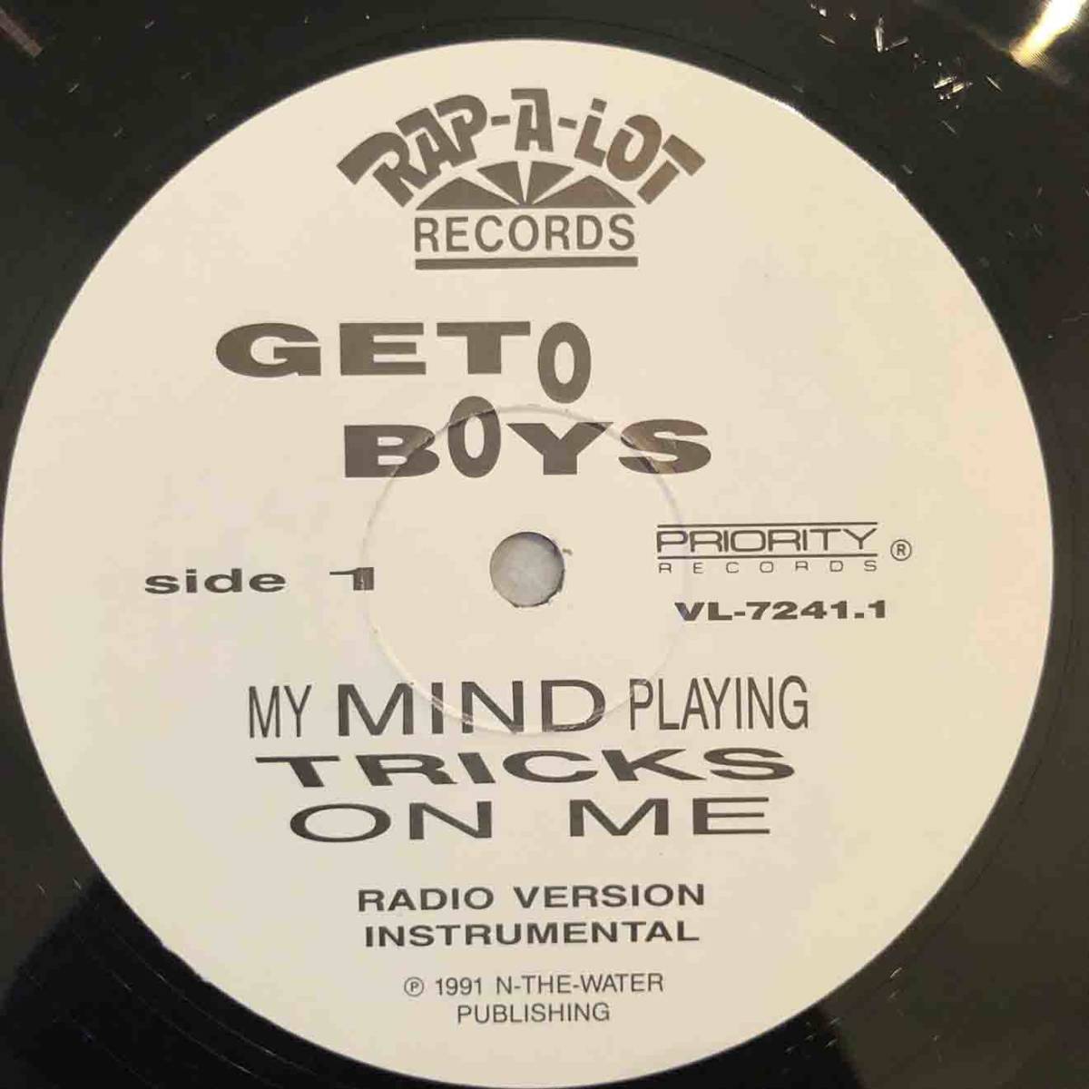 ■1991年 US盤 オリジナル GETO BOYS / MY MIND PLAYING TRICKS ON ME 12”LP VL-7241.1 RAP-A-LOT RECORDS_画像3