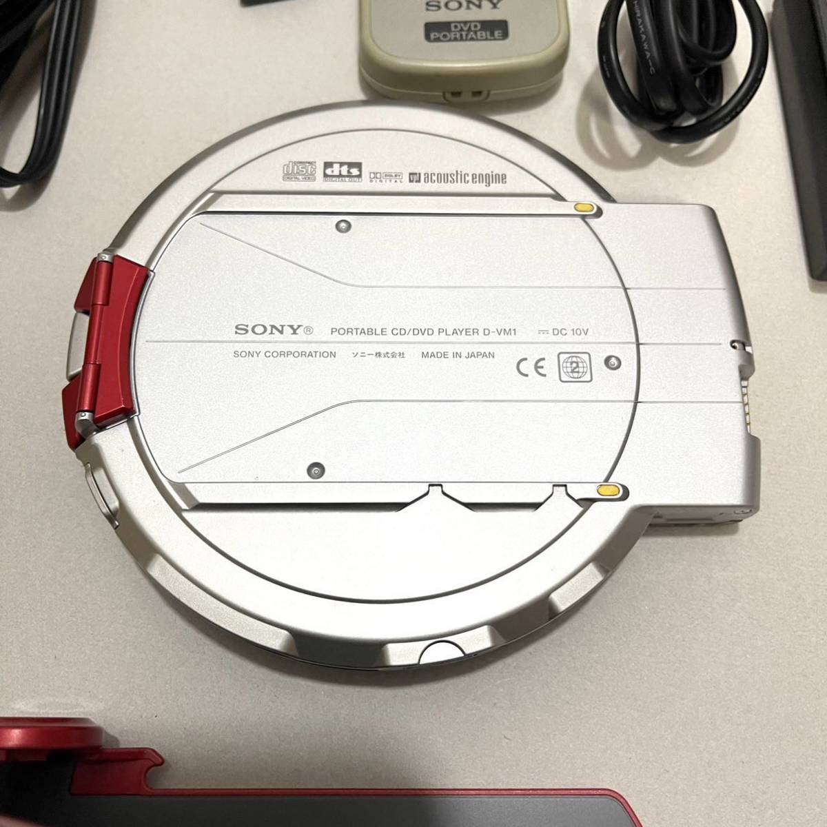 動作確認済☆SONY ソニー ポータブル CD/DVD プレーヤー D-VM1 | fwa