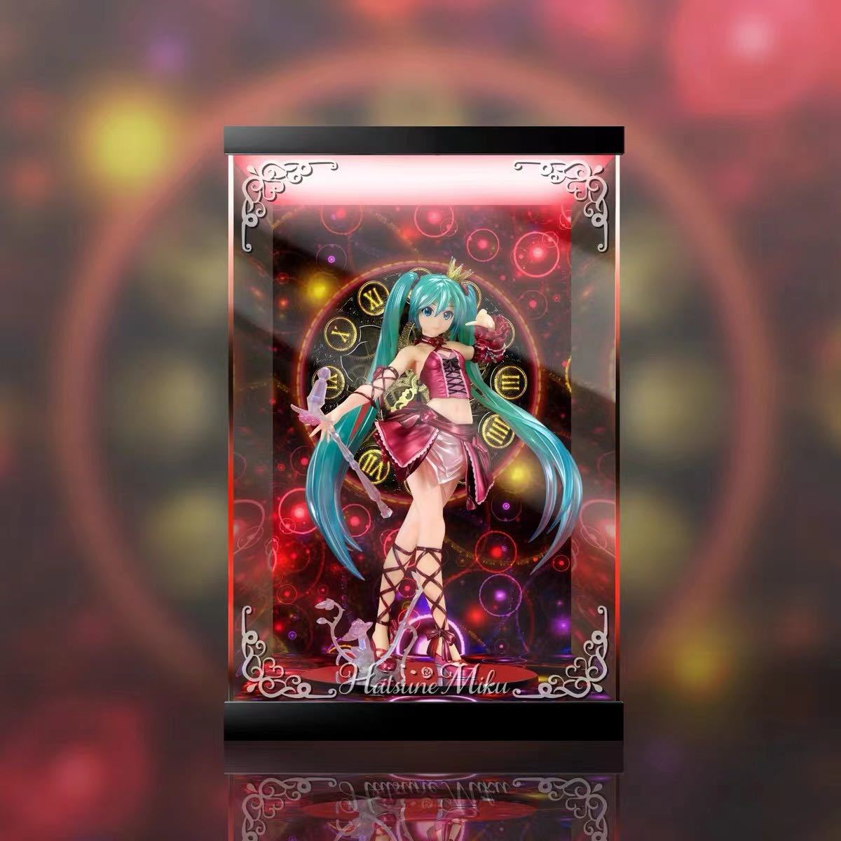 初音ミク Project DIVA F 2nd 初音ミク ヴィンテージドレスVer. 1/7スケール ☆専用☆ フィギュアケース 展示ケース LED 照明 ショーケース_画像1