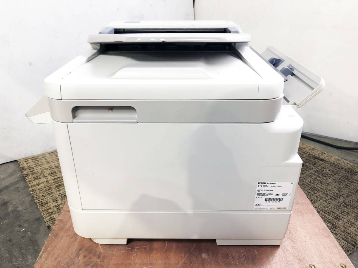 送料無料★美品 中古★EPSON/エプソン プリンター A3 インクジェット 複合機 ビジネス向け FAX付 C441C【PX-M5041F】ANT0_画像4