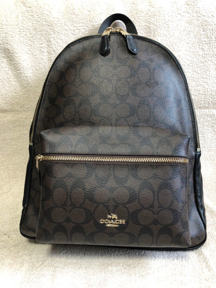 COACH コーチ チャーリーシグネチャー リュックサック バックパック