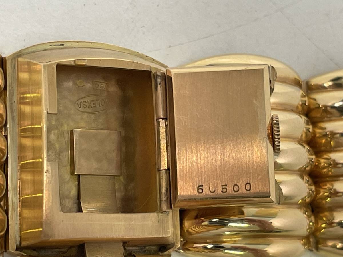 【がございま】 ヤフオク! - W0405-165 6259腕時計 ロレックス ROLEX K18 ア... ベルト