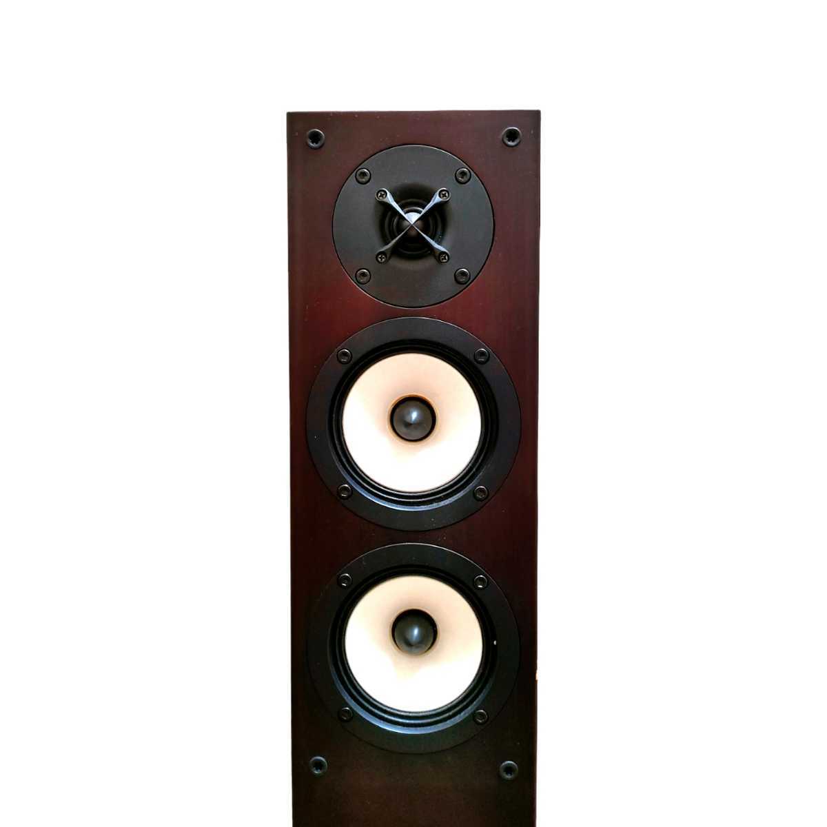 消費税無し 木目 ONKYO D-309E トールボーイ 2ウェイ スピーカー