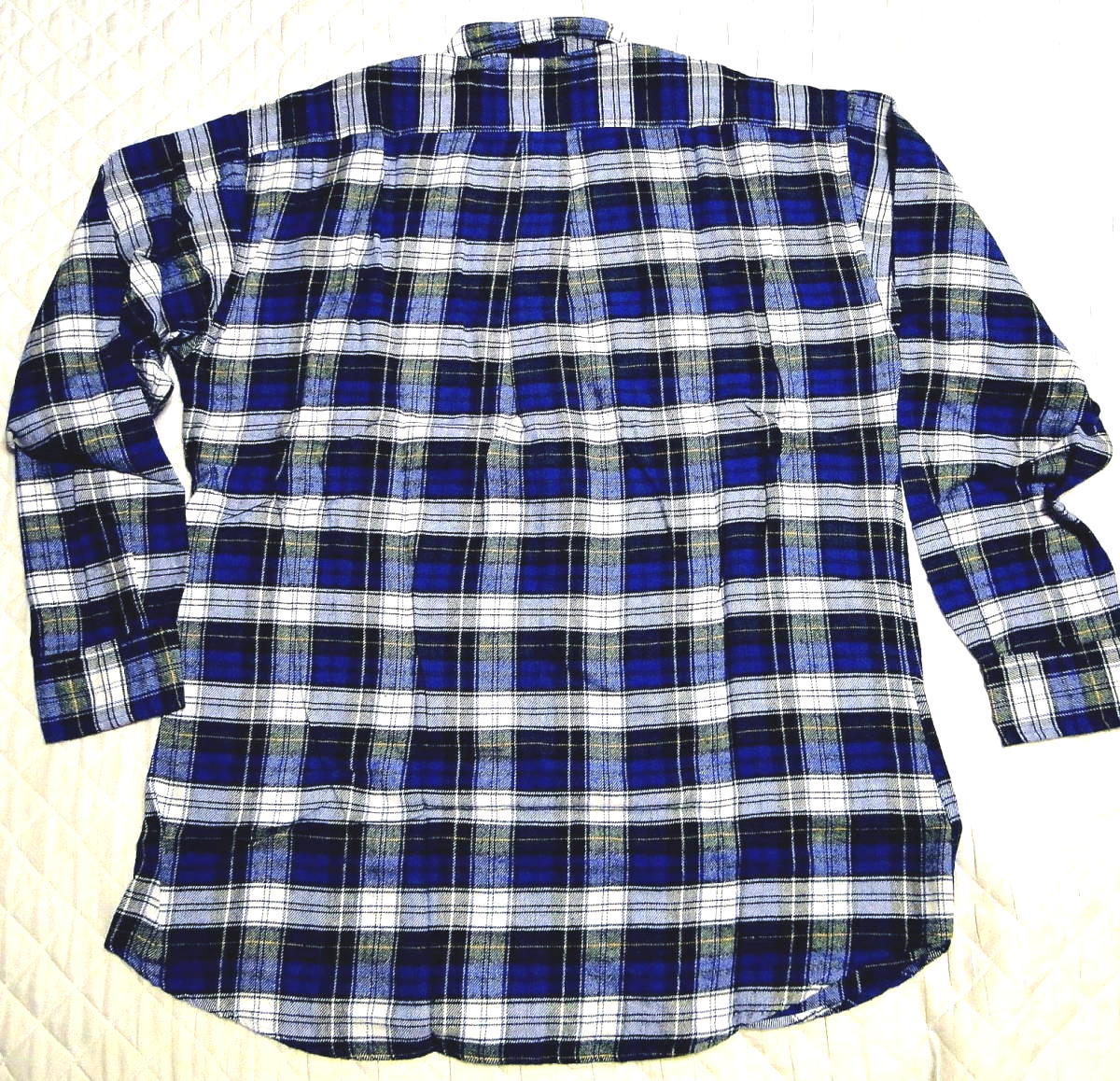 90's ウールリッチ スーパーフランネル WOOLRICH BDシャツ ソフト NAVY