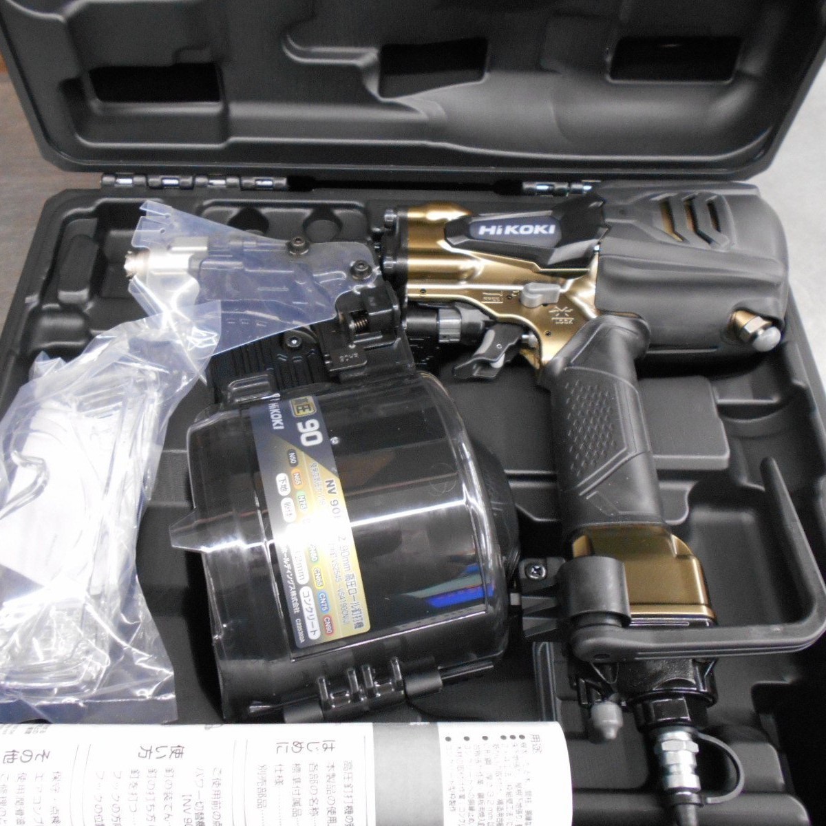 未使用品】☆ハイコーキ(HIKOKI ※旧:日立工機) 高圧エア釘打ち機