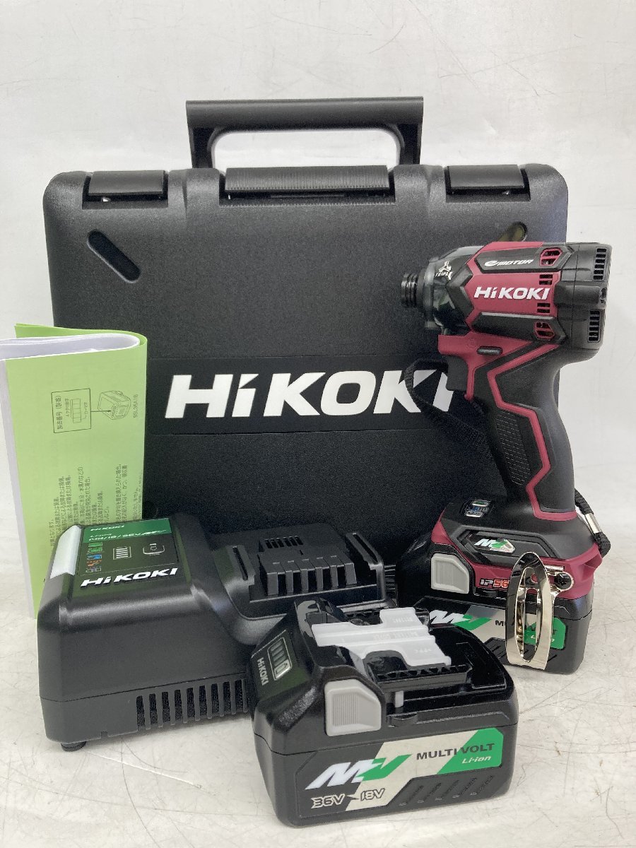 45％割引売れ筋 未使用HiKOKI(ハイコーキ) 第2世代36Vインパクトドライバ フレアレッド WH36DC(2XPR) ⁄  ITWIXP50N9VO インパクトドライバ 工具、DIY用品 住まい、インテリア