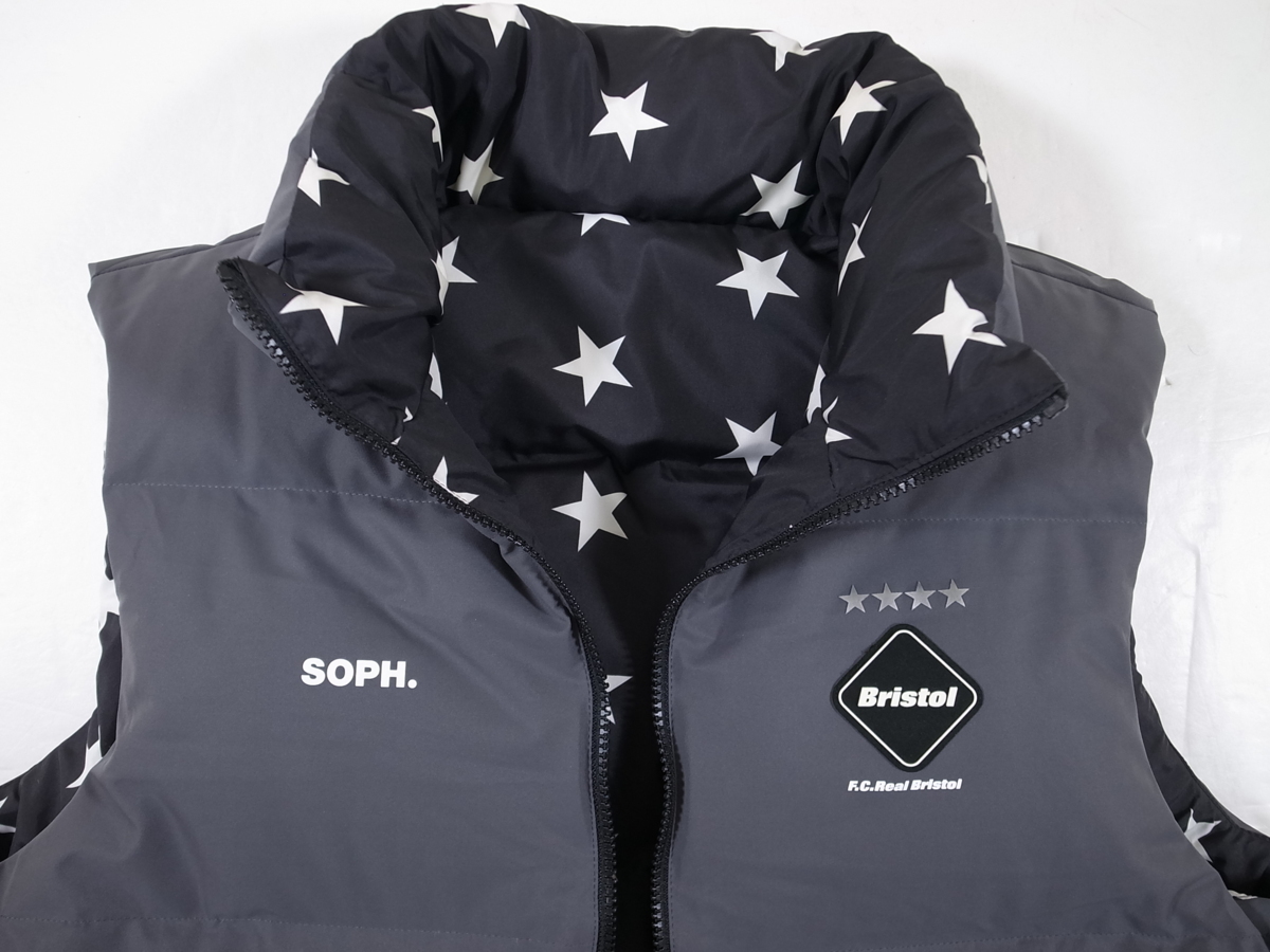 SOPH. F.C.Real Bristol リバーシブル ダウンベスト L