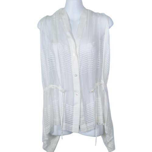 HERMES Hermes cotton × silk no sleeve blouse 38