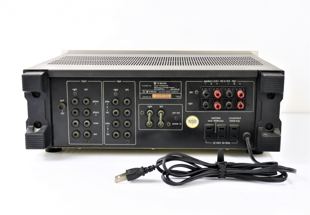 通電OK】 TRIO KA-7300D トリオ プリメインアンプ 1975年 通電OK】 TRIO KA-7300D トリオ プリメインアンプ 1975年