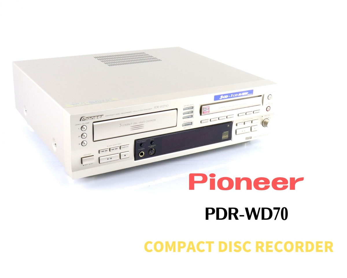 未使用品/通電OK】 Pioneer PDR-WD70 COMPACT DISC RECORDER