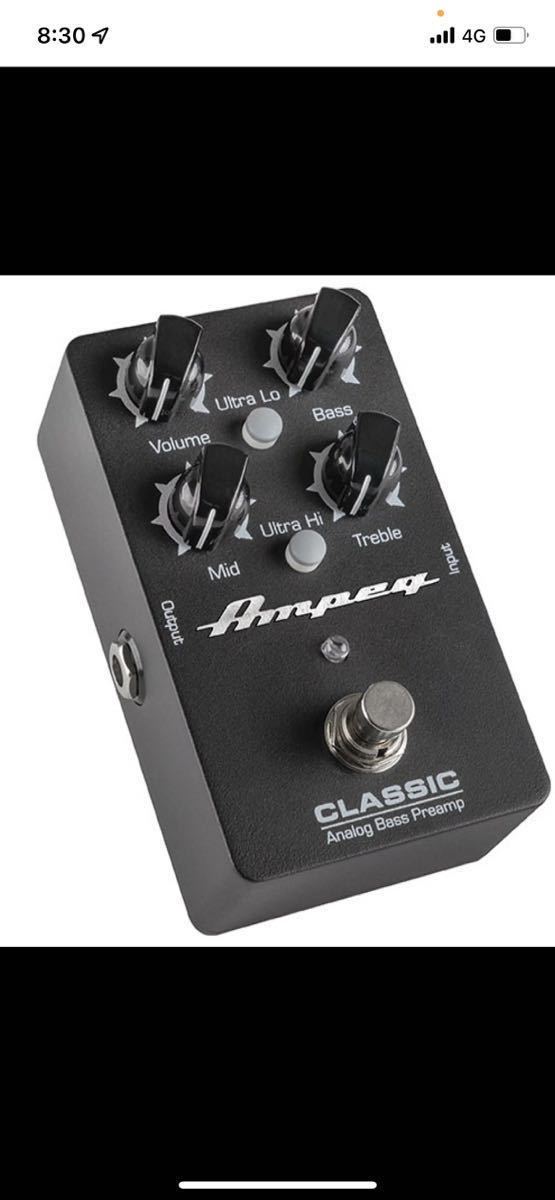 Ampeg Classic Analog Bass Preamp ベース用プリアンプ megastructures 