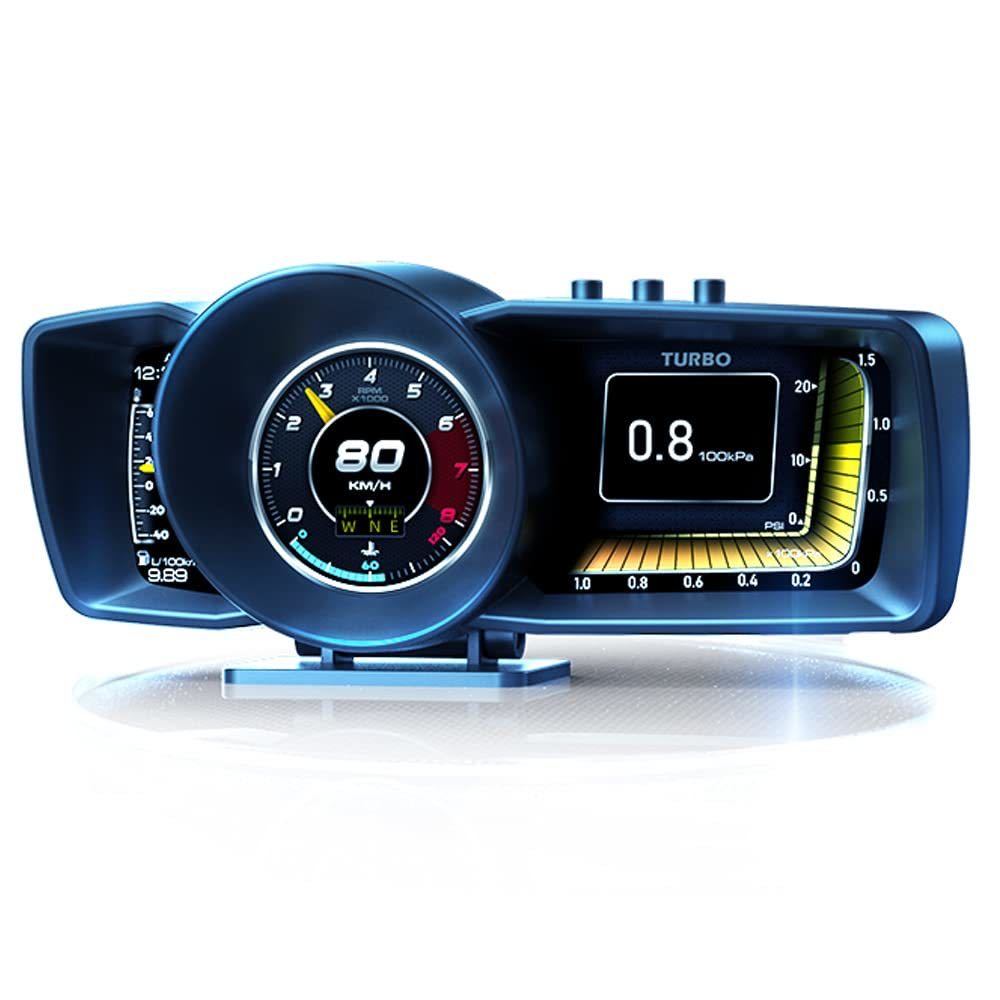 ち(AP-7)ヘッドアップディスプレイ スピードメーター OBD2 GPSモード