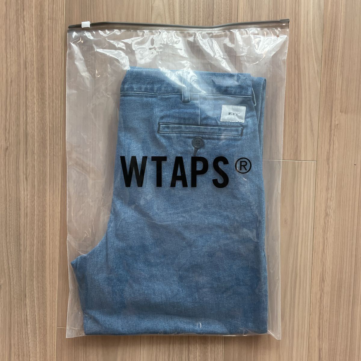 WTAPS TUCK 02 TROUSERS COTTON DENIM 03 - buildersmarket.co.zw