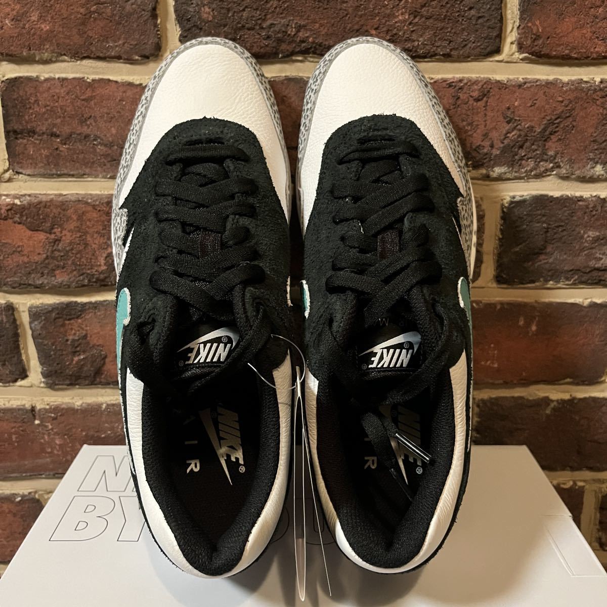 Nike Air Max 1 By You Unlocked US9.5 27.5cm safari ナイキ エアマックス1 バイユーアンロックド サファリ エレファント atmos