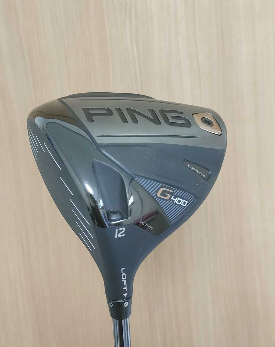 レフティー】左 美品 PING G400 SFT ドライバー 純正カーボン R www