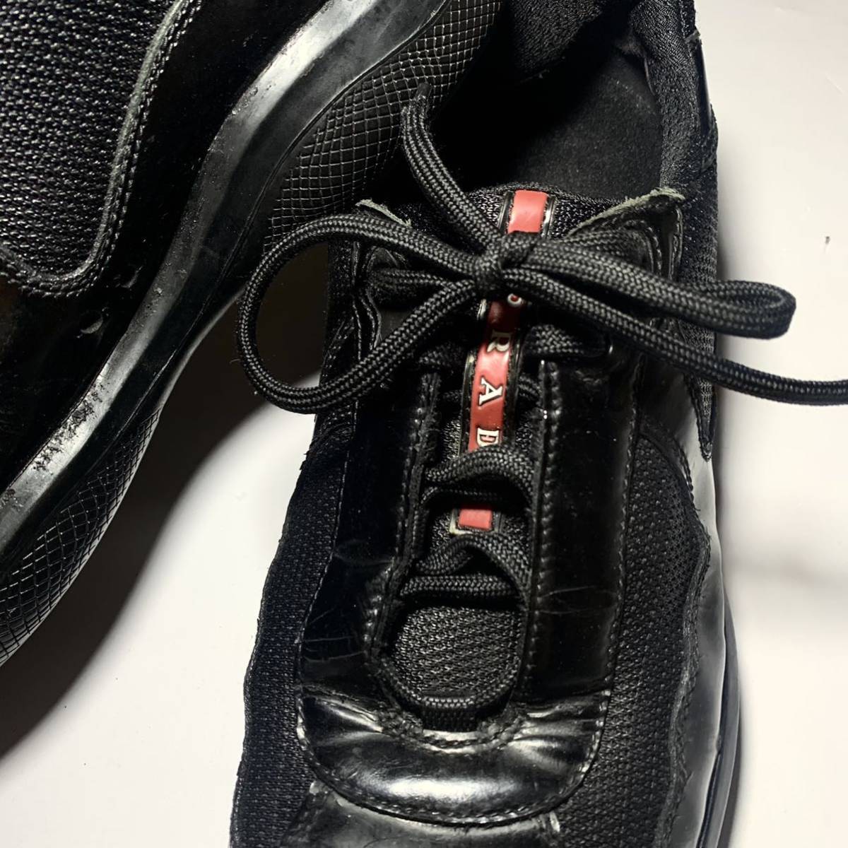 Prada sports プラダスポーツ　スニーカー　sneaker アーカイブ　archive 靴　shoes メッシュ　27㎝　プラスポ　　テックウェア　TEC_画像5