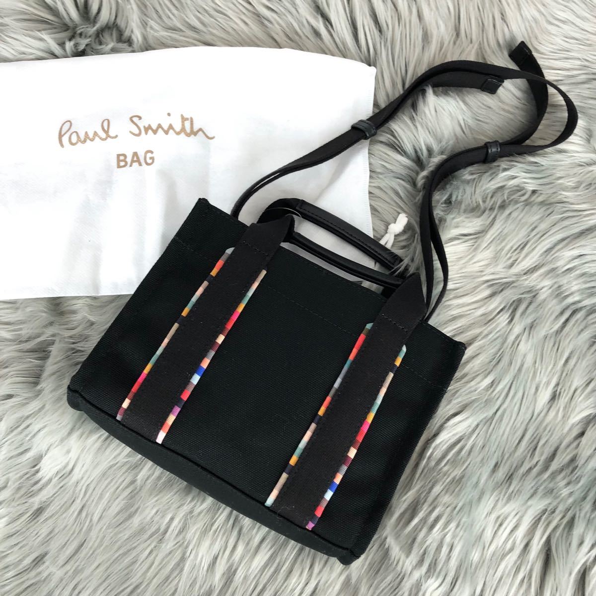 Paul Smithポールスミス ミニトート バッグ 2way ショルダー Paul Smithポールスミス ミニトート バッグ 2way ショルダー