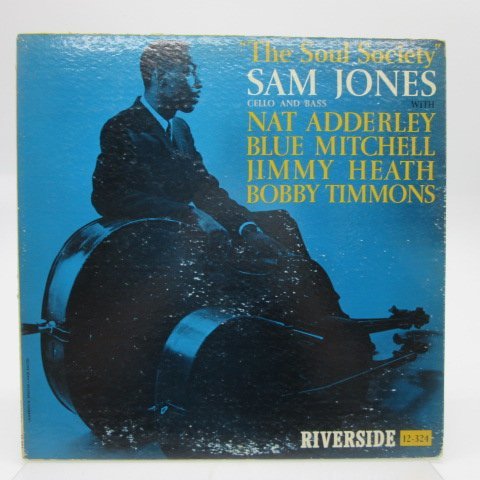 【USオリジナル盤/両面深溝/青小】Sam Jones(サム・ジョーンズ)「The Soul Society」LP（12インチ）/Riverside Records(RLP 12-324)/Jazz_画像1