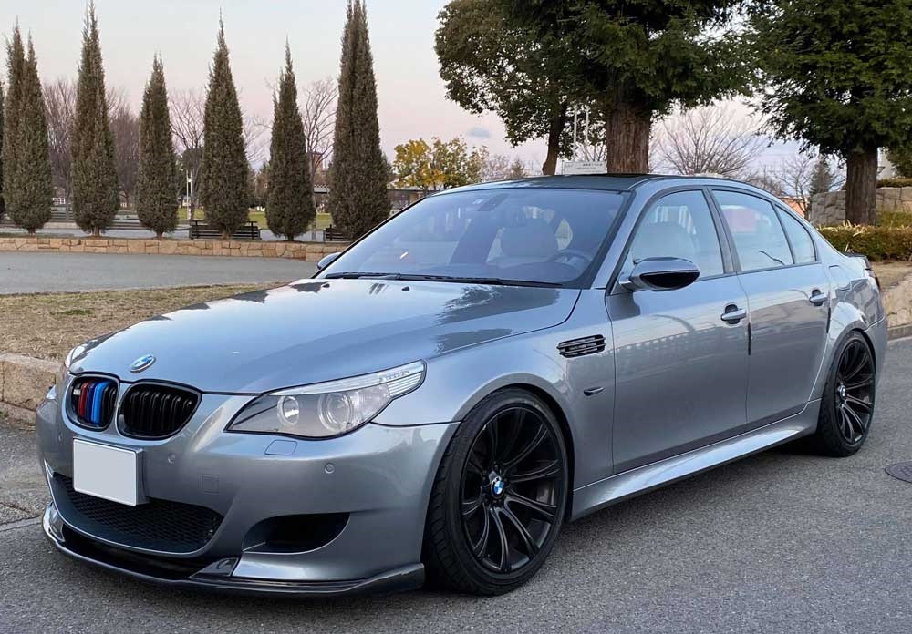 ●BMW E60M5 Hamスタイル フロントカーボンスポイラー/Type1/バンパーリップ/フロントスポイラー/ACS/ブレイトン/ハーマンカートン/_画像2