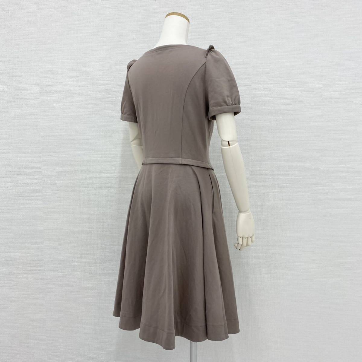 Ff22 FOXEY NEW YORK フォクシー ニューヨーク パフスリーブワンピース