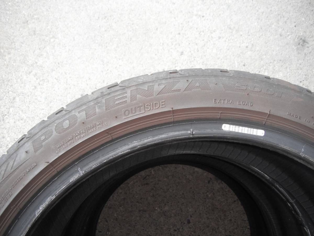 中古 タイヤ ブリヂストン ポテンザ S001 215/40R17 215/40-17 4本 アクア bB スイフト スイフトスポーツ ヤリス フィット ポロ POLO GTI_画像4