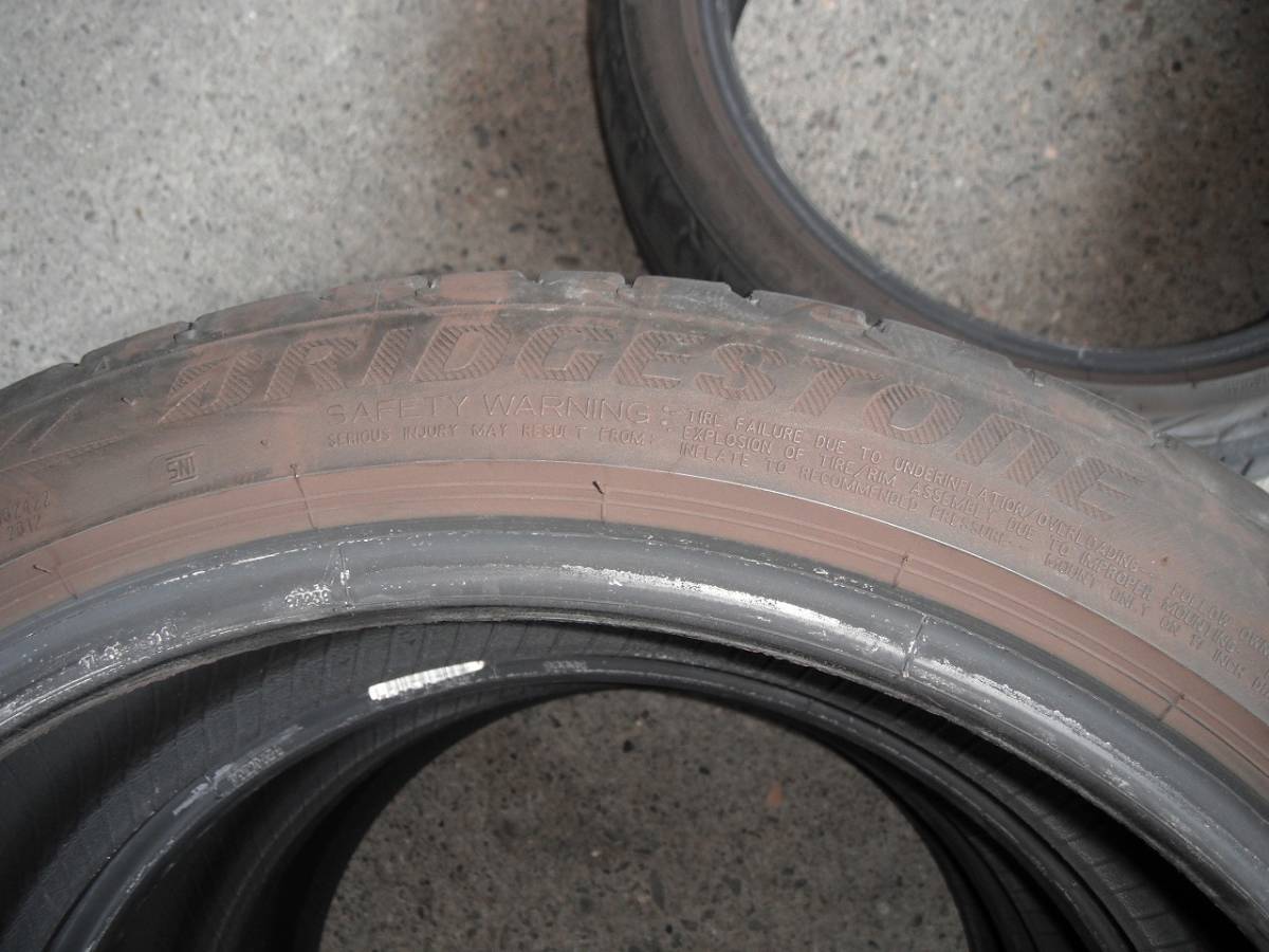 中古 タイヤ ブリヂストン ポテンザ S001 215/40R17 215/40-17 4本 アクア bB スイフト スイフトスポーツ ヤリス フィット ポロ POLO GTI_画像2