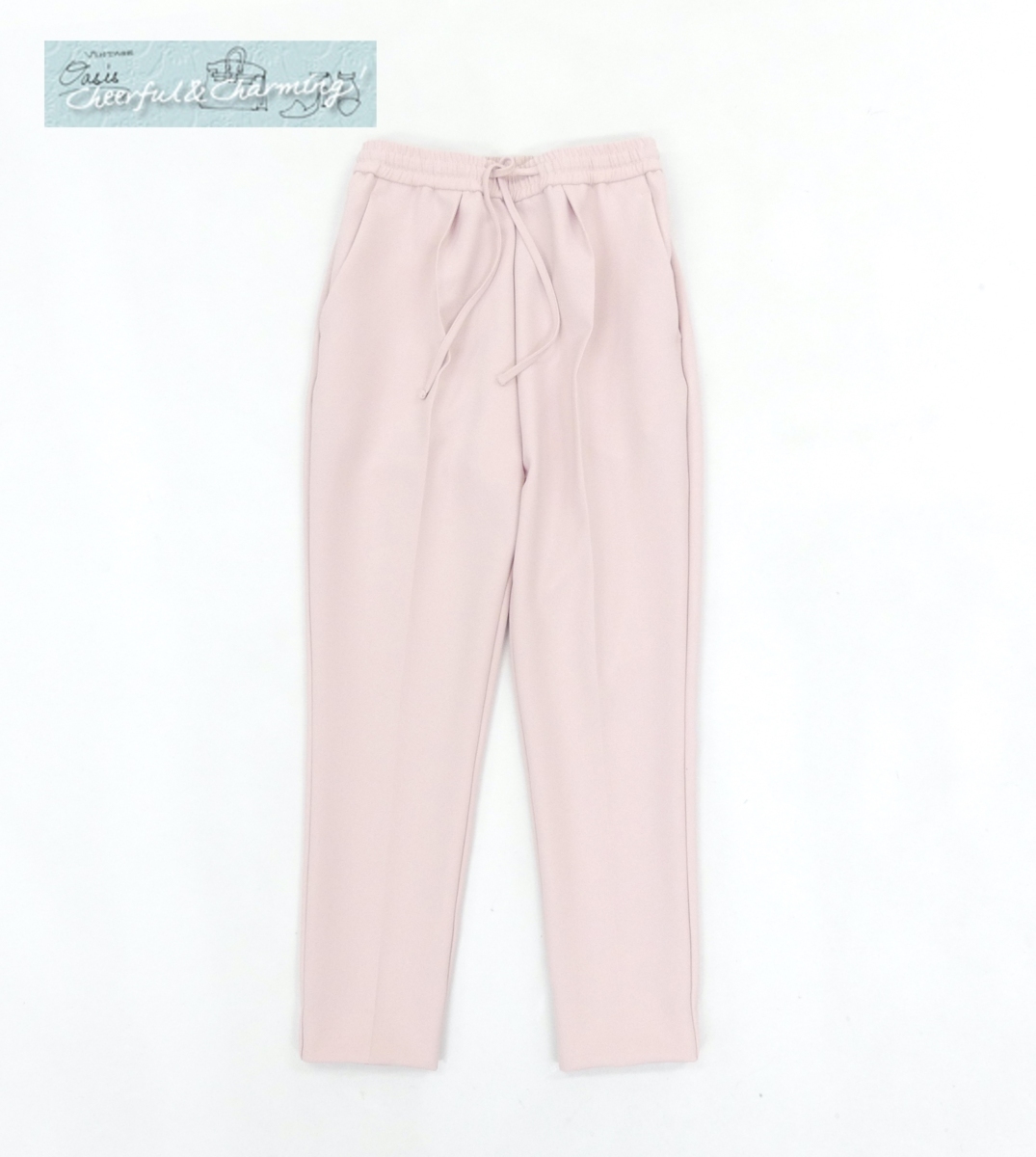 新品 ヨリ yori パンツ 36 トラウザーカラーパンツ キャメル