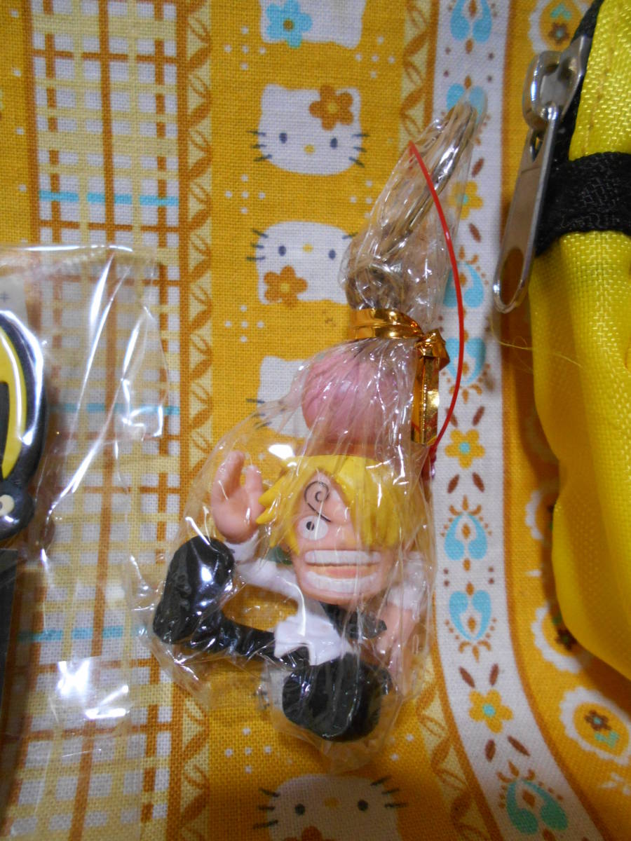 ! One-piece ONE PIECE new goods Sanji set key cover & figure key holder & Mini pouch & soft toy ball chain 2 kind & strap &&